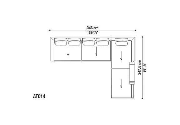 B&B Atoll Sofa | B&B Italia | JANGEORGe Interior Design