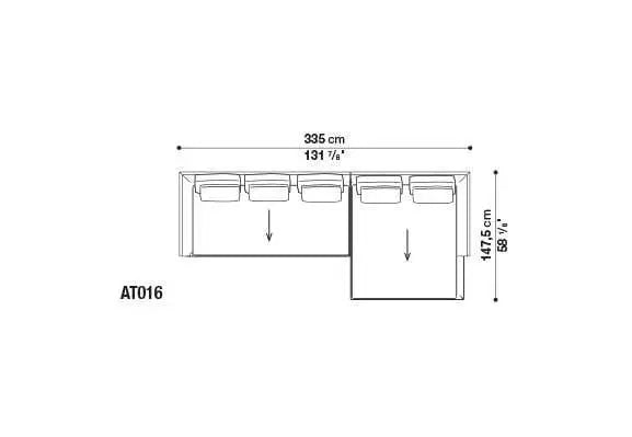 B&B Atoll Sofa | B&B Italia | JANGEORGe Interior Design
