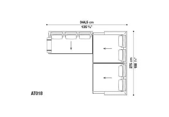 B&B Atoll Sofa | B&B Italia | JANGEORGe Interior Design