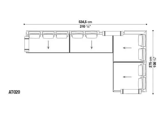 B&B Atoll Sofa | B&B Italia | JANGEORGe Interior Design