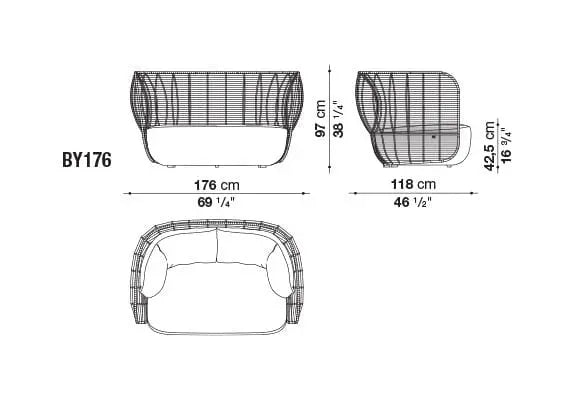 Bay Outdoor Sofa | B&B Italia | JANGEORGe Interior Design