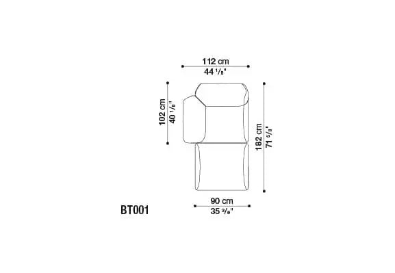 Butterfly Sofa | B&B Italia | JANGEORGe Interior Design