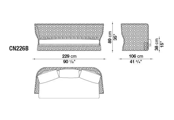 Canasta Sofa | B&B Italia | JANGEORGe Interior Design