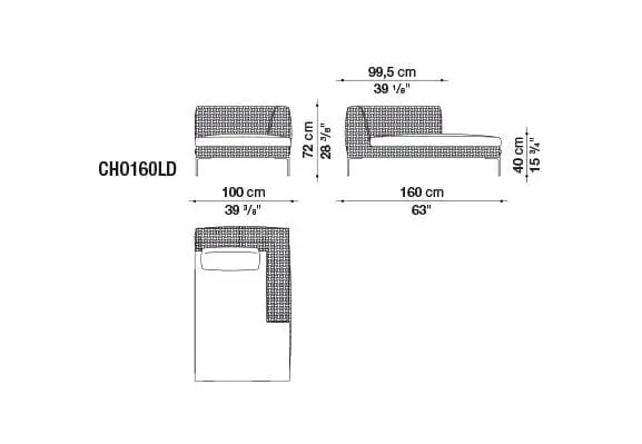 Charles Outdoor Sofa | B&B Italia | JANGEORGe Interior Design