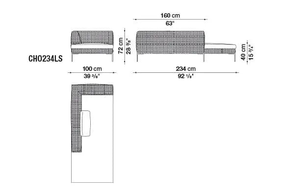 Charles Outdoor Sofa | B&B Italia | JANGEORGe Interior Design