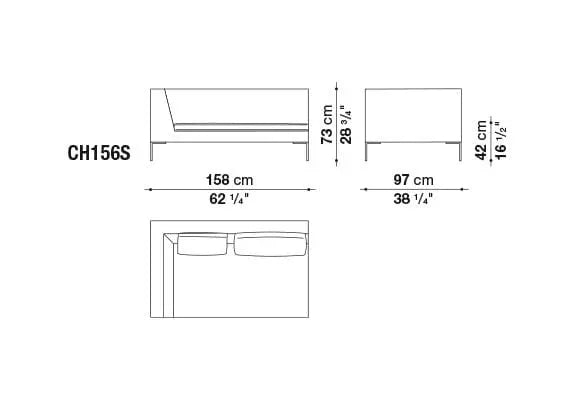 Charles Sofa | B&B Italia | JANGEORGe Interior Design