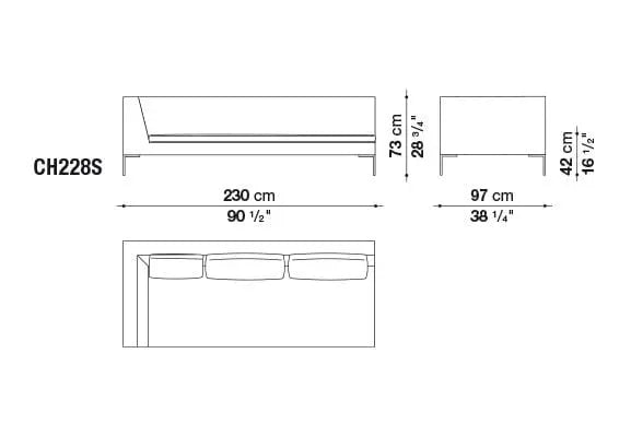 Charles Sofa | B&B Italia | JANGEORGe Interior Design