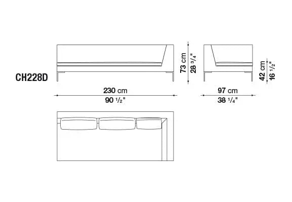 Charles Sofa | B&B Italia | JANGEORGe Interior Design