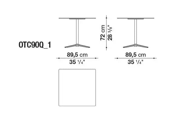 Cosmos Outdoor Small Table | B&B Italia | JANGEORGe Interior Design