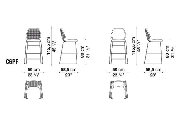 Crinoline Chair | B&B Italia | JANGEORGe Interior Design