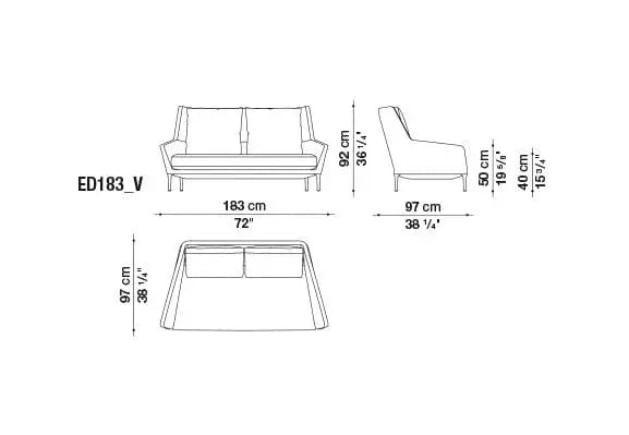 Édouard Sofa | B&B Italia | JANGEORGe Interior Design