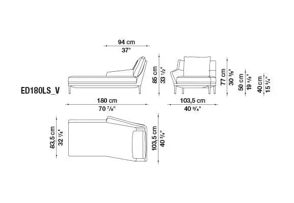 Édouard Sofa | B&B Italia | JANGEORGe Interior Design