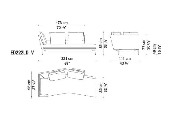 Édouard Sofa | B&B Italia | JANGEORGe Interior Design