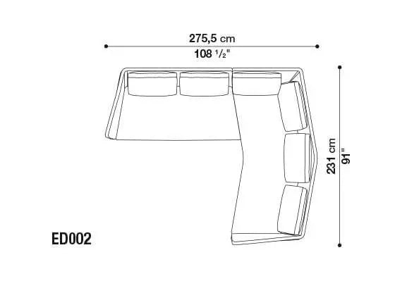 Édouard Sofa | B&B Italia | JANGEORGe Interior Design