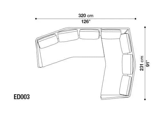 Édouard Sofa | B&B Italia | JANGEORGe Interior Design