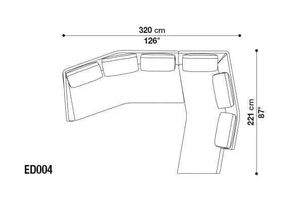 Édouard Sofa | B&B Italia | JANGEORGe Interior Design