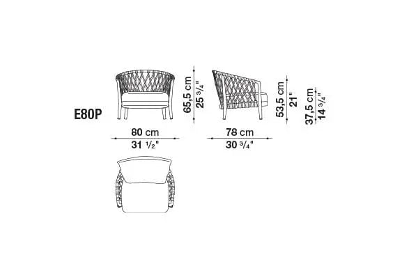 Erica Armchair | B&B Italia | JANGEORGe Interior Design