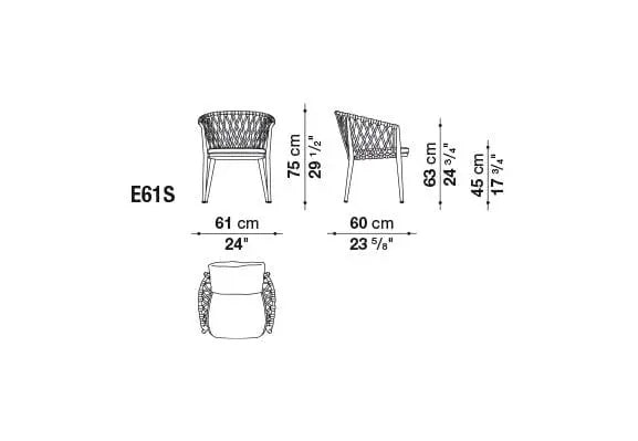 Erica Chair | B&B Italia | JANGEORGe Interior Design