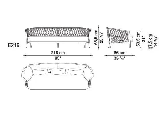Erica Sofa | B&B Italia | JANGEORGe Interior Design