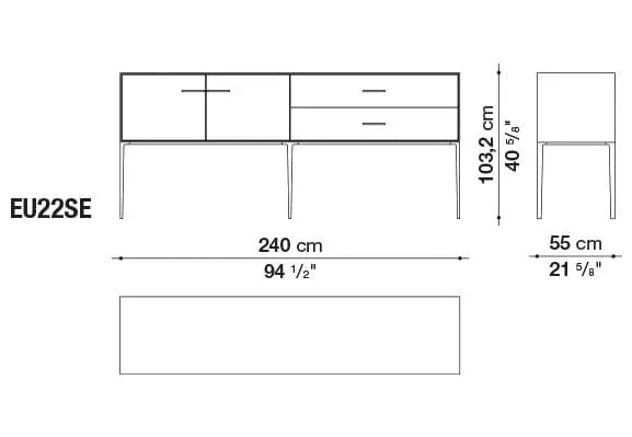 Eucalipto Storage Unit | B&B Italia | JANGEORGe Interior Design