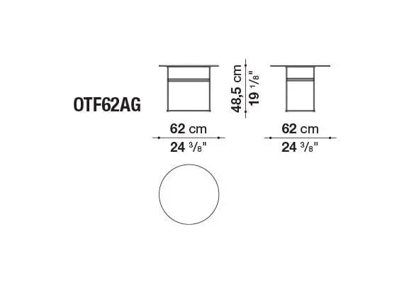 Fat-Fat Outdoor Small Table | B&B Italia | JANGEORGe Interior Design
