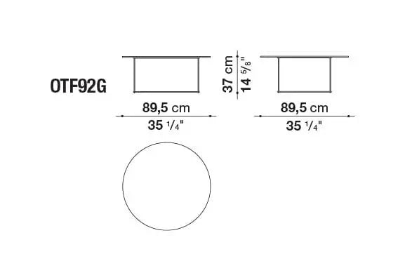 Fat-Fat Outdoor Small Table | B&B Italia | JANGEORGe Interior Design