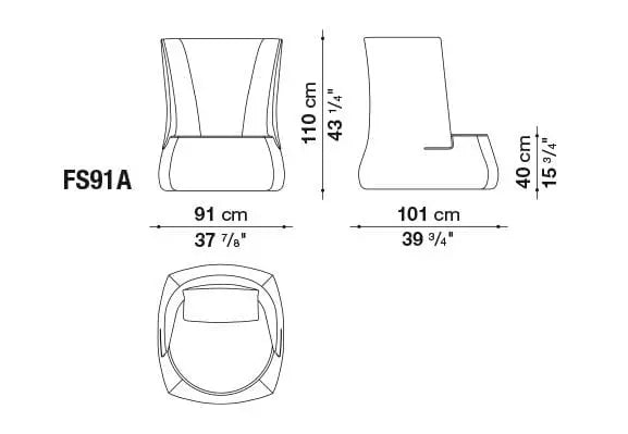 Fat-Sofa Armchair | B&B Italia | JANGEORGe Interior Design