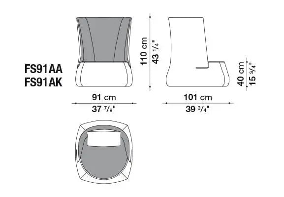 Fat-Sofa Armchair | B&B Italia | JANGEORGe Interior Design
