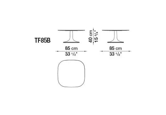 Fiore Small Table | B&B Italia | JANGEORGe Interior Design