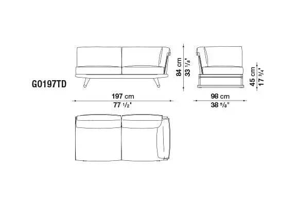 Gio Sofa | B&B Italia | JANGEORGe Interior Design
