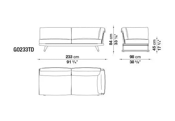 Gio Sofa | B&B Italia | JANGEORGe Interior Design