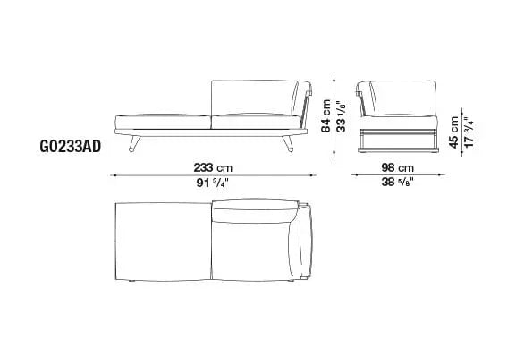 Gio Sofa | B&B Italia | JANGEORGe Interior Design