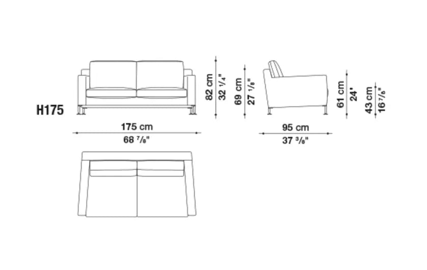 Harry Sofa | B&B Italia | JANGEORGe Interior Design