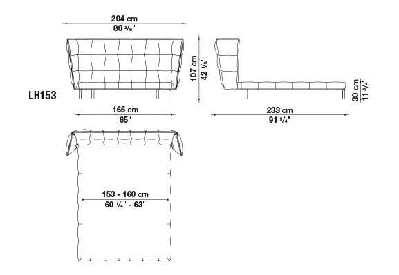 Husk Bed | B&B Italia | JANGEORGe Interior Design