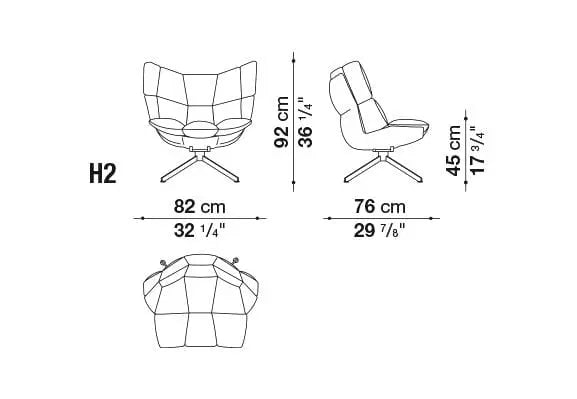 Husk Outdoor Armchair | B&B Italia | JANGEORGe Interior Design