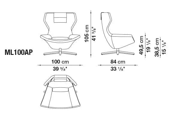 Metropolitan '14 Armchair | B&B Italia | JANGEORGe Interior Design