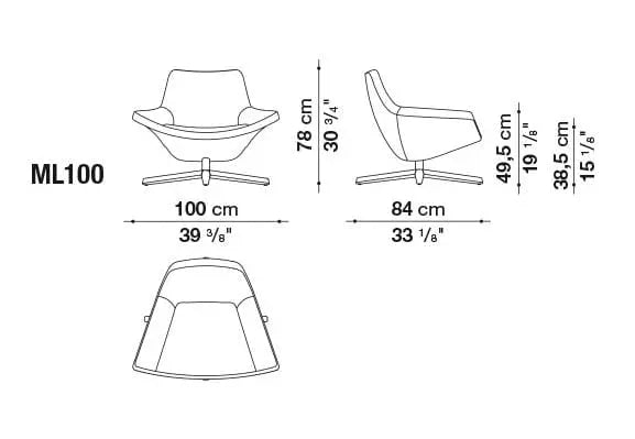Metropolitan '14 Armchair | B&B Italia | JANGEORGe Interior Design