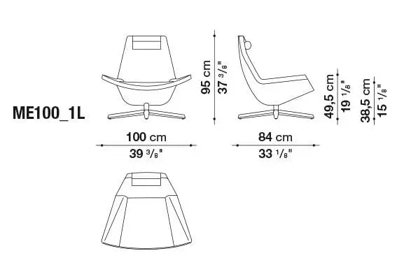 Metropolitan Armchair | B&B Italia | JANGEORGe Interior Design