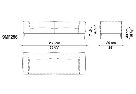 Michel Effe Sofa | B&B Italia | JANGEORGe Interior Design