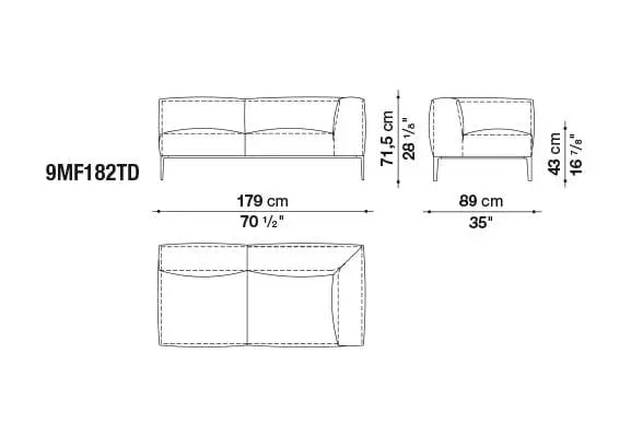 Michel Effe Sofa | B&B Italia | JANGEORGe Interior Design