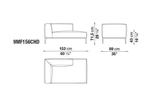Michel Effe Sofa | B&B Italia | JANGEORGe Interior Design