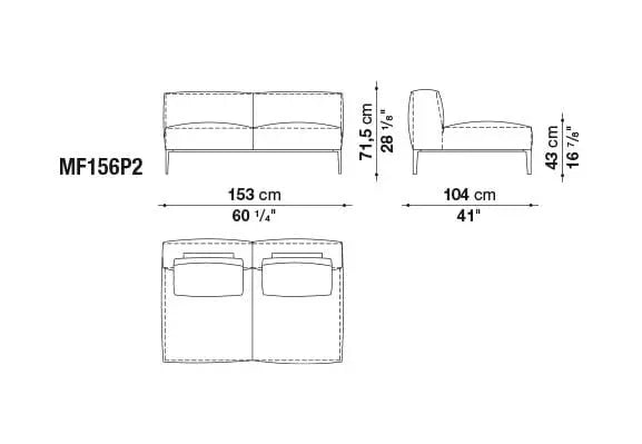 Michel Effe Sofa | B&B Italia | JANGEORGe Interior Design