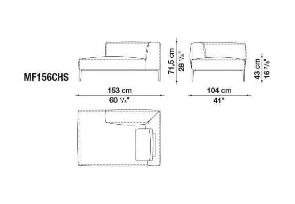 Michel Effe Sofa | B&B Italia | JANGEORGe Interior Design