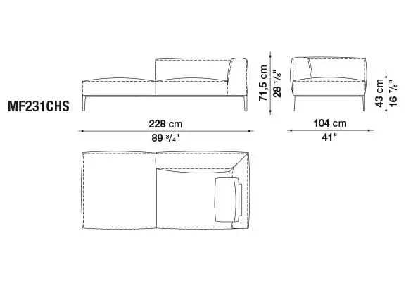 Michel Effe Sofa | B&B Italia | JANGEORGe Interior Design