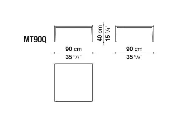 Michel Small Table | B&B Italia | JANGEORGe Interior Design