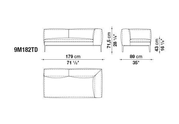 Michel Sofa | B&B Italia | JANGEORGe Interior Design