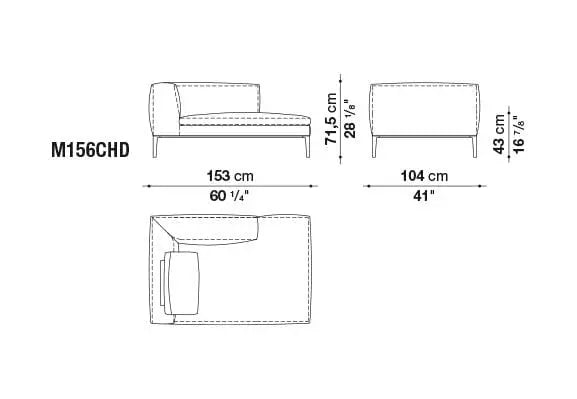 Michel Sofa | B&B Italia | JANGEORGe Interior Design