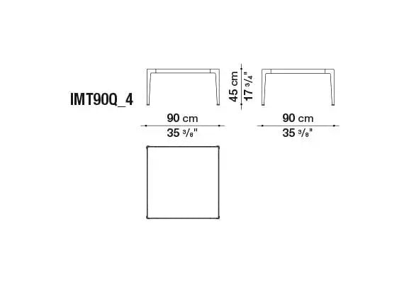 Mirto Indoor Small Table | B&B Italia | JANGEORGe Interior Design