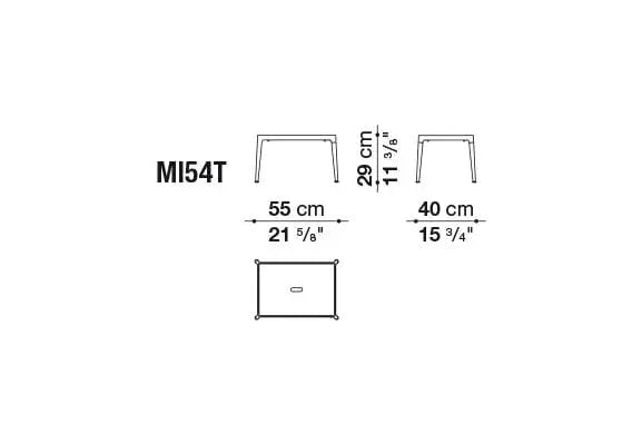 Mirto Outdoor Small Table | B&B Italia | JANGEORGe Interior Design