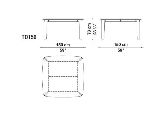Oskar Table | B&B Italia | JANGEORGe Interior Design